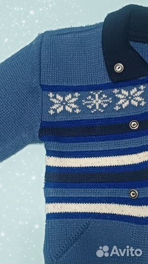 Теплая кофта на мальчика