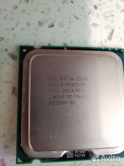 Процессоры intel celeron D 352 и pentium e6600