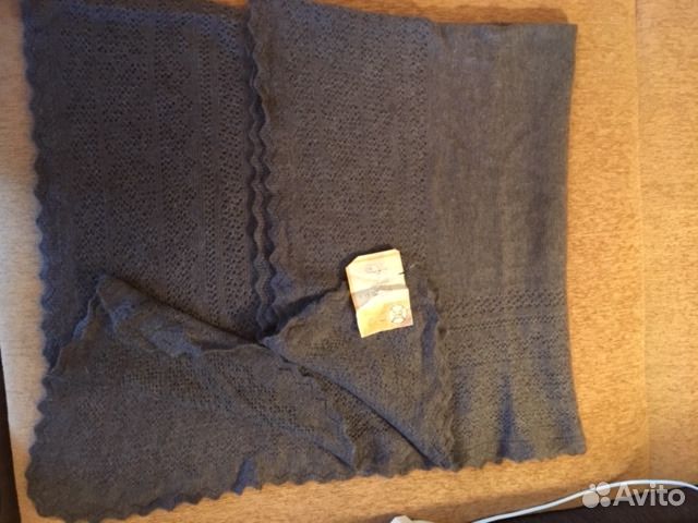 Оренбургский фабричный пуховый платок, палантан