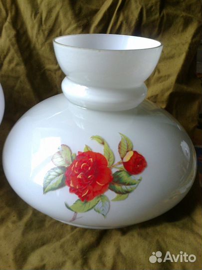 Плафоны дм отверстия 20-см настольнои лампы СССР