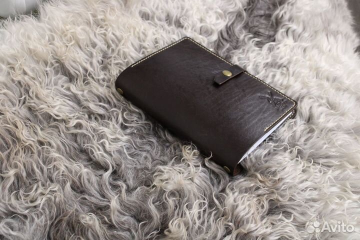 Кожаная обложка для ежедневника А5 (Premium)