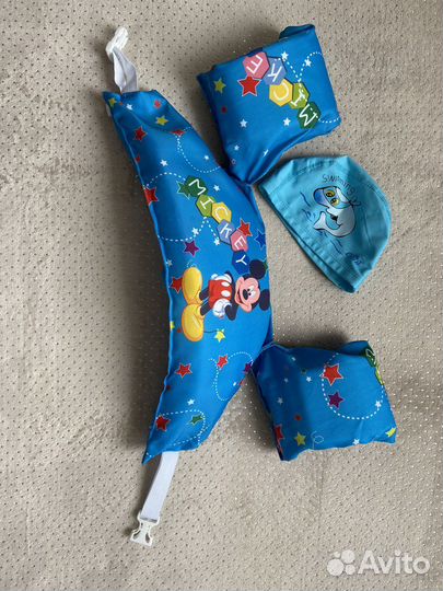 Жилет для плавания ненадувной с нарукавниками