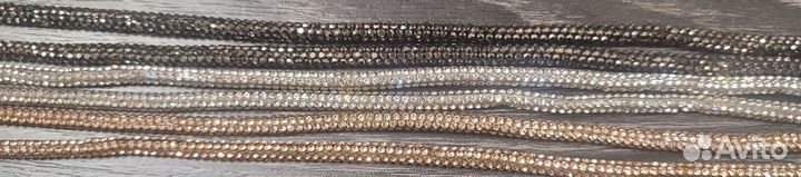 Шнурки со стразами