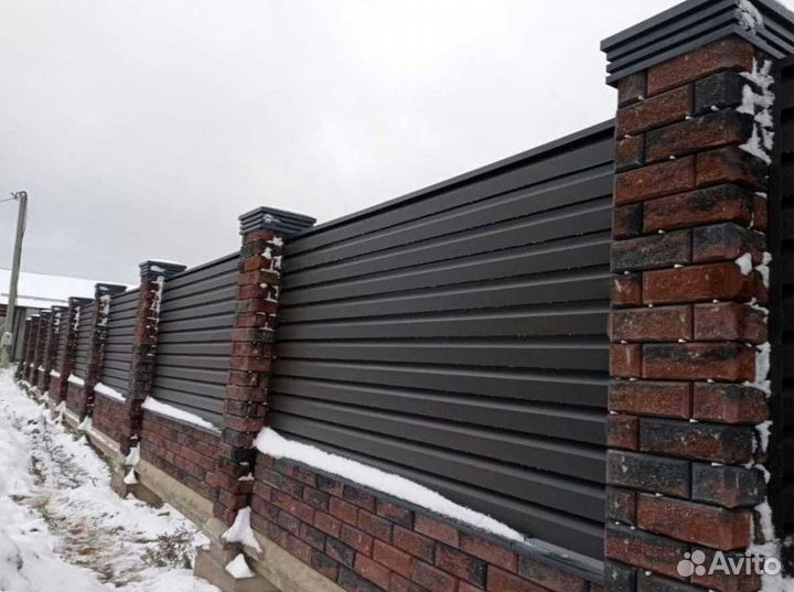 Забор жалюзи