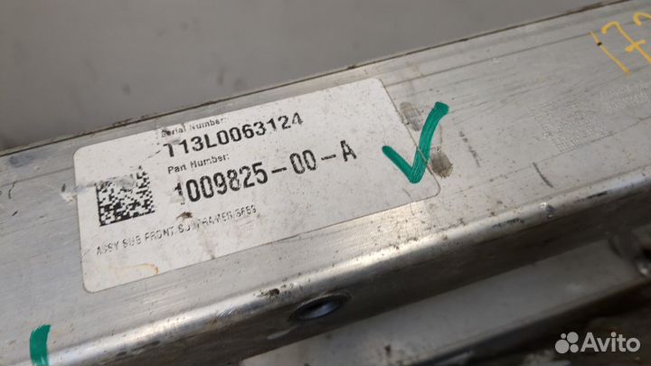 Балка подвески передняя Tesla Model S, 2013