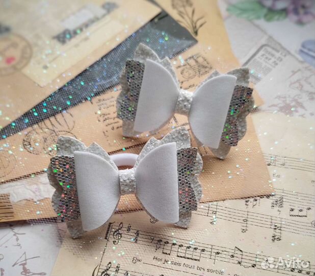 Школьные бантики ручной работы