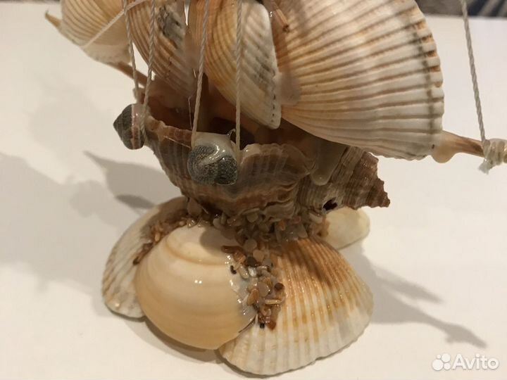 Статуэтка Корабля из ракушек