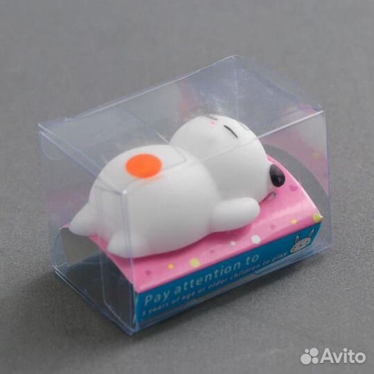 Мялка-антистресс «Кошечка», цвет белый