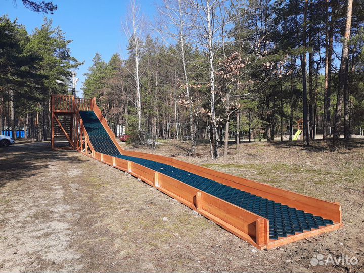 Всесезонная горка на базе 