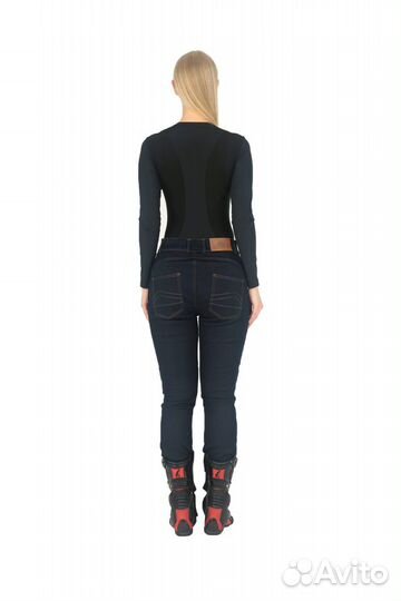 Мотоджинсы женские Hyperlook Shelby синий