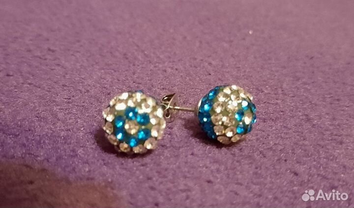 Серьги бижутерия