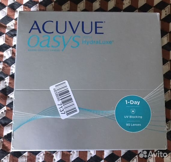 Линзы контактные acuvue oasys однодневные