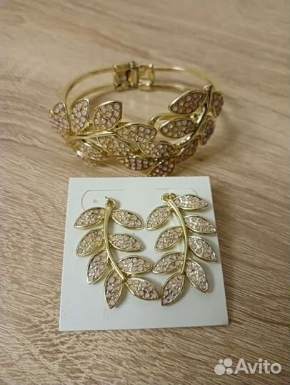 Серьги и браслет