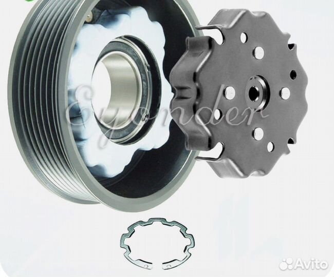 Муфта компрессора Audi a8 q7 phaeton touareg