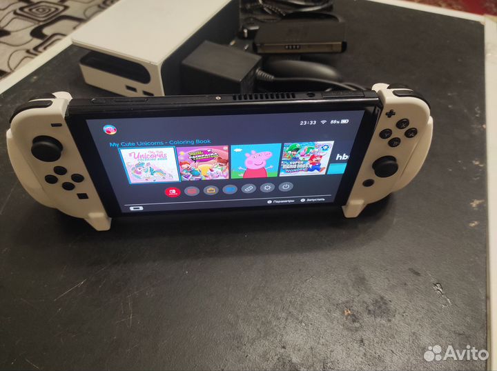 Nintendo switch oled чипованая