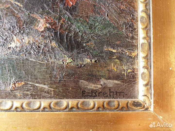 Картина маслом Emil Brehm (1880-1954)