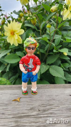 Ватная игрушка на елку