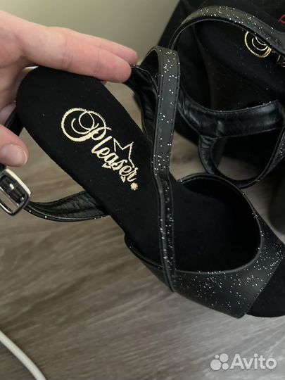 Стрипы pleaser тройки черные