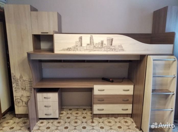 Кровать Чердак Детская «Орион» Тэкс