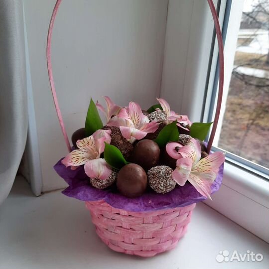 Сладкий букет вкусный съедобный подарок