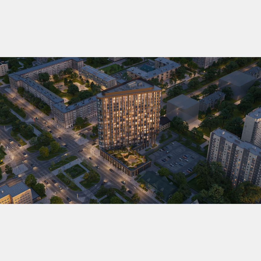 2-к. квартира, 55,3 м², 2/19 эт.