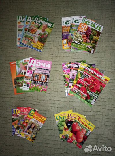 Журналы для дачи, сада, огорода-73шт