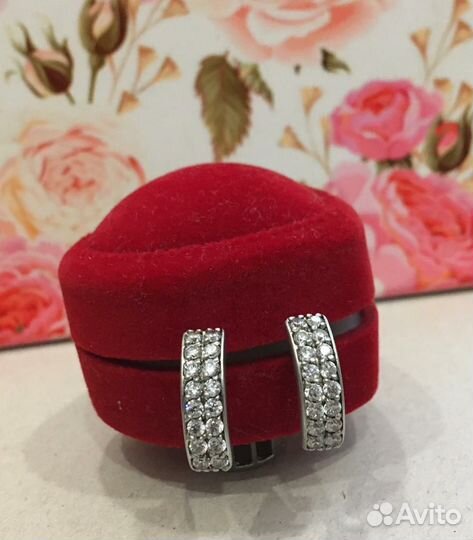 Серьги серебро 925