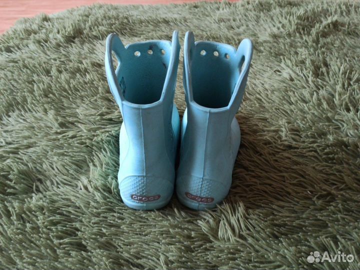 Сапоги детские резиновые Crocs c 10