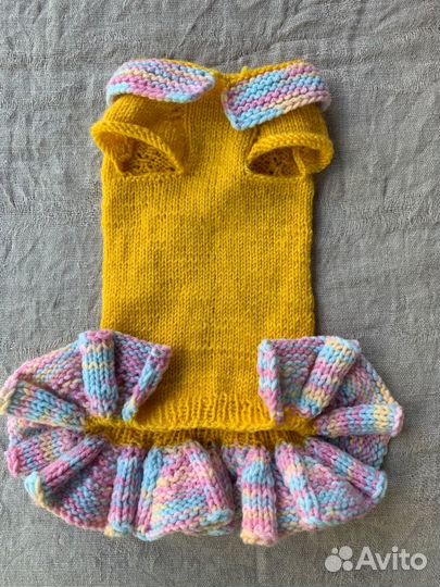 Платье летнее ажурное для животных