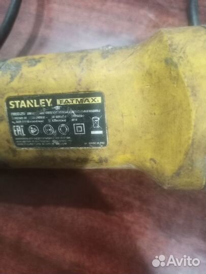 Болгарка stanley 125mm (под восстановления)