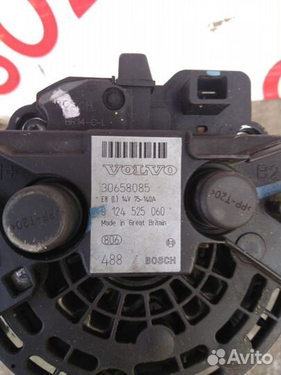 Генератор вольво С60 S60 хс90 XC90 140А 30658085