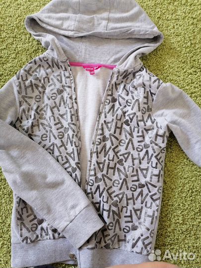 Джинсовка с брючками, толстовка