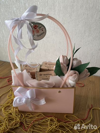 Тюльпаны, розы Для подарка. Ручная работа