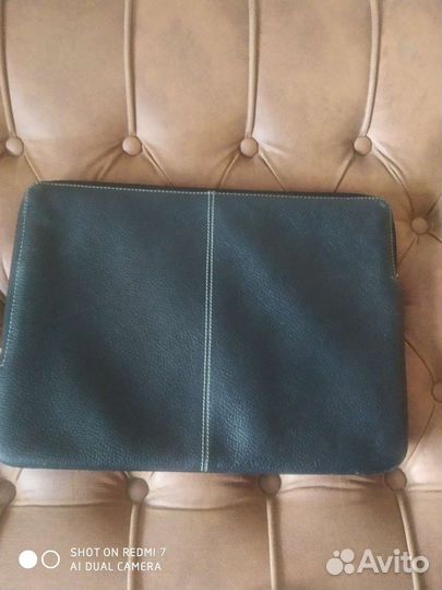Чехол для ноутбука кожаный