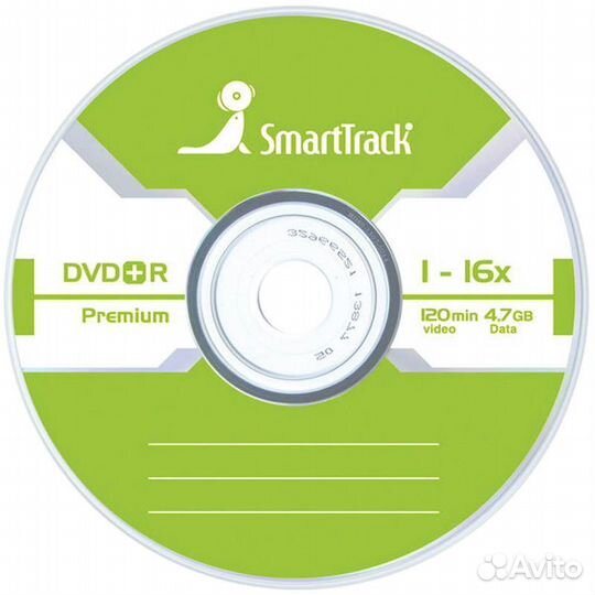 Диски DVD+R SmartBuy 4.7Gb 16x Cake Box (по 1шт.)