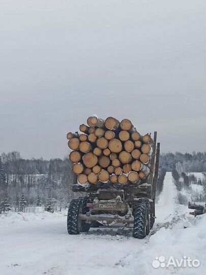 Урал с фишкой роспуском лесовоз