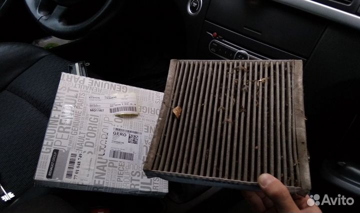 Замена салонного фильтра MB E-Класс III 2002-06