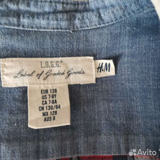 Рубашки на мальчика 134 140