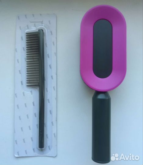 Расческа Dyson 2в1 с гребнем Дайсон с самоочисткой