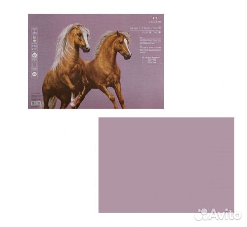 Бумага для пастели В2 (500*650 мм), 10 листов