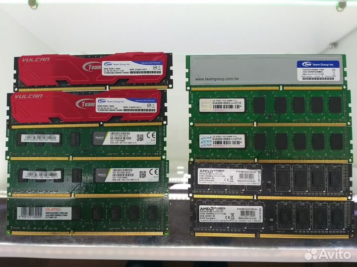 Оперативная память DDR2,DDR3,DDR4 в ассортименте