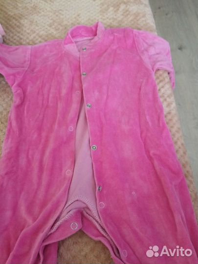 Вещи пакетом для девочки 6-12 мес