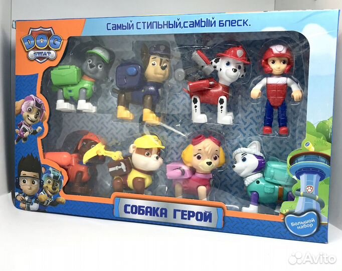 Собака-герой большой набор щенков-спасателей