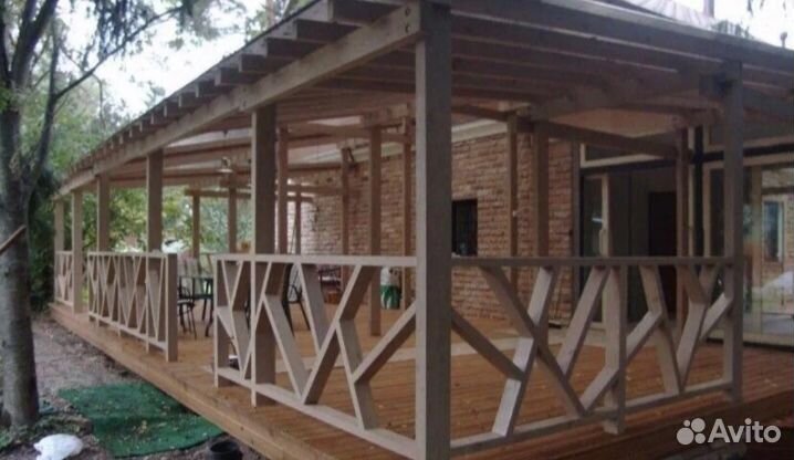 Строительство пристроек веранд террас