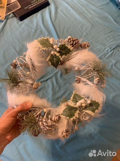 Новогодний венок 30 см