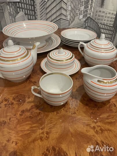 Посуда - Вербилки, сервиз ‘Радиоволны’