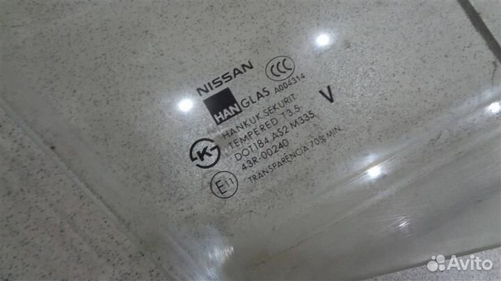 Стекло двери передней правой Nissan Almera Classi