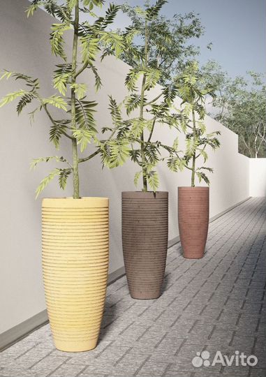 Ваза из бетона в наличии и под заказ