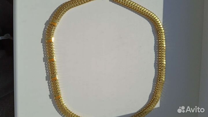 Колье ожерелье золотое винтаж Турция