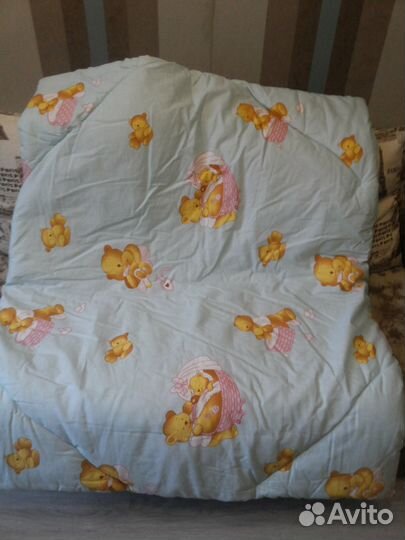 Одеяло шерстяное детское